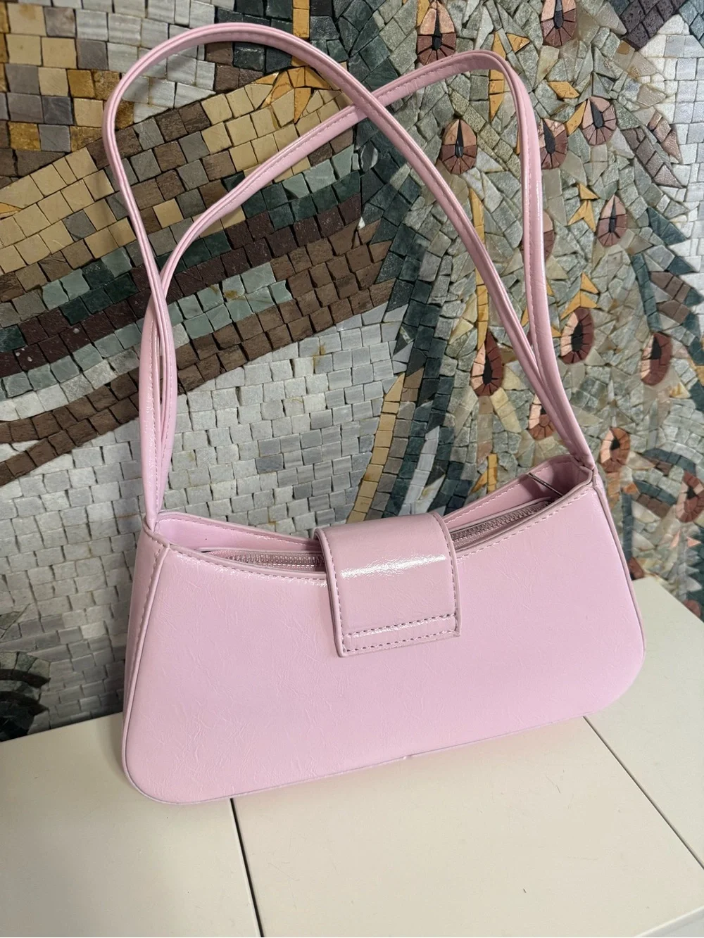 Cute pink shoulder bag